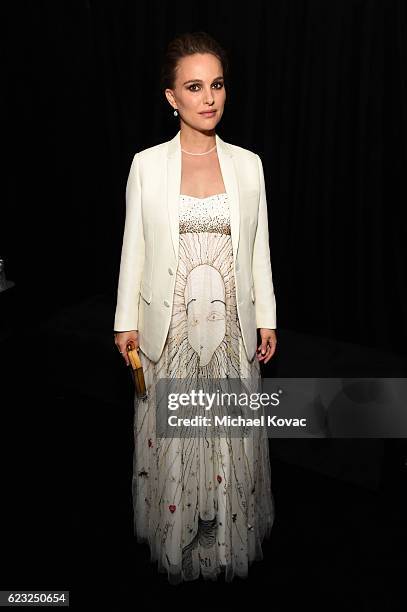 Actress Natalie Portman attends the premiere of 'Jackie' at AFI Fest 2016, presented by Audi at The Chinese Theatre on November 14, 2016 in...