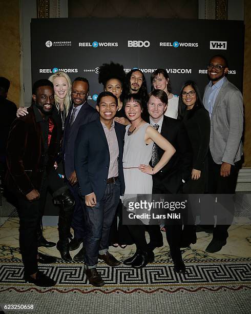 Guests from the BBDO advertising agency attend the Reel Works Benefit Gala 2016 at Capitale on November 14, 2016 in New York City.