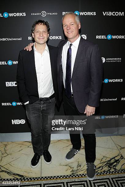 Empire Entertainment President J.B. Miller and Board Chairman Dave Bernath attend the Reel Works Benefit Gala 2016 at Capitale on November 14, 2016...
