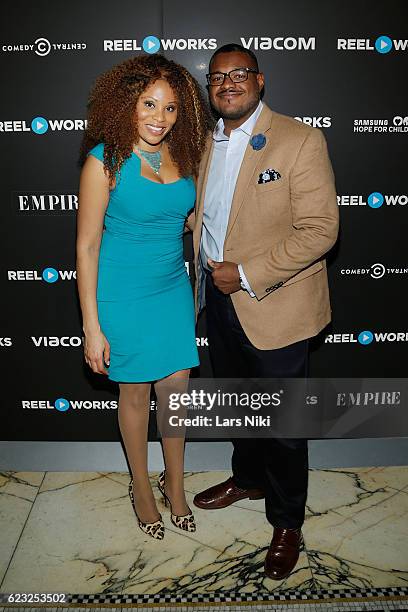 Akeda Yarborough and Gerald Yarborough attend the Reel Works Benefit Gala 2016 at Capitale on November 14, 2016 in New York City.