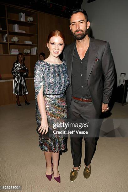 Annalise Basso and guest attend Glamour Women Of The Year 2016 at NeueHouse Hollywood on November 14, 2016 in Los Angeles, California.