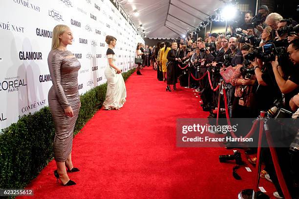 Model Iskra Lawrence attends Glamour Women Of The Year 2016 at NeueHouse Hollywood on November 14, 2016 in Los Angeles, California.