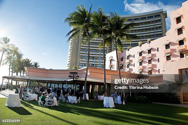 General view at the closing night reception of the Hawaii International Film Festival 2016 at The Royal Hawaiian on November 13, 2016 in Honolulu,...