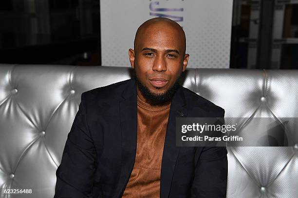 Recording artist Anthony Brown attends Tasha Cobbs Presents A Benefit Concert For Haiti at Suite Lounge on November 14, 2016 in Atlanta, Georgia.