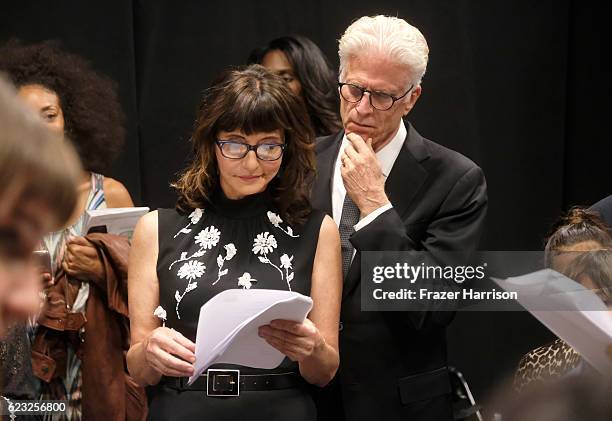 Actress Mary Steenburgen and actor Ted Danson attend Glamour Women Of The Year 2016 at NeueHouse Hollywood on November 14, 2016 in Los Angeles,...