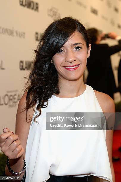 Entrepreneur Yasmine El Baggari attends Glamour Women Of The Year 2016 at NeueHouse Hollywood on November 14, 2016 in Los Angeles, California.