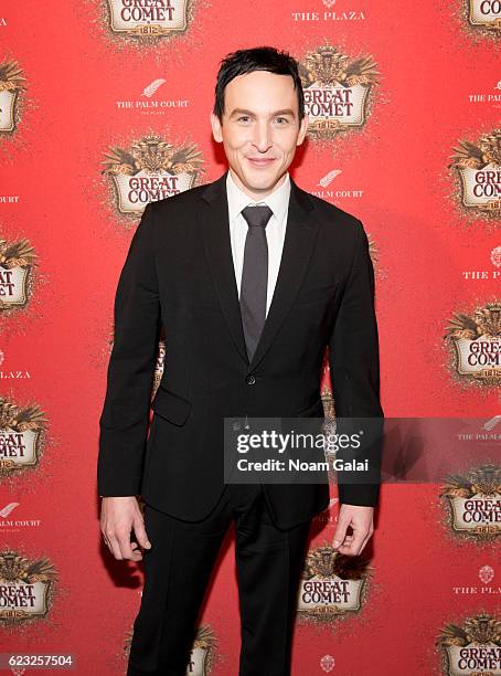 Actor Robin Taylor attends the after party for the "Natasha, Pierre & The Great Comet Of 1812" opening night on Broadway at The Plaza Hotel on...