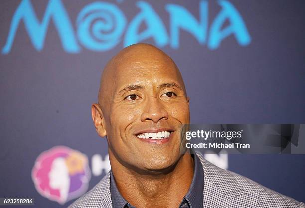 Dwayne Johnson arrives at the AFI FEST 2016 presented by Audi - world premiere of Disney's "Moana" held at the El Capitan Theatre on November 14,...