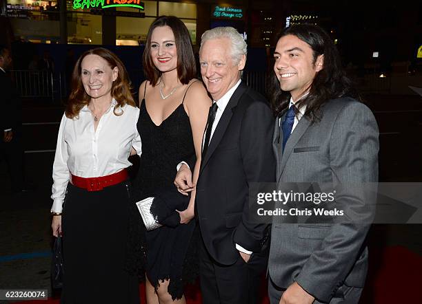 Actors Beth Grant, Mary Chieffo, Michael Chieffo, and guest attend the premiere of 'Jackie' at AFI Fest 2016, presented by Audi at The Chinese...