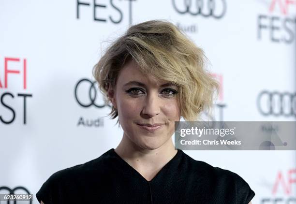 Actress Greta Gerwig attends the premiere of 'Jackie' at AFI Fest 2016, presented by Audi at The Chinese Theatre on November 14, 2016 in Hollywood,...