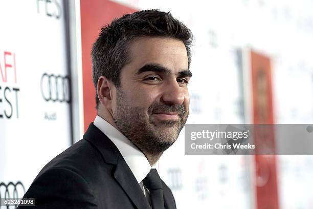 Screenwriter Sebastian Sepulveda attends the premiere of 'Jackie' at AFI Fest 2016, presented by Audi at The Chinese Theatre on November 14, 2016 in...