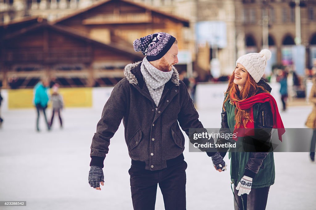 Romántico vacaciones de invierno