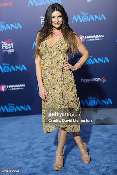 Actress Cerina Vincent arrives at the AFI FEST 2016 presented by Audi premiere of Disney's "Moana" held at the El Capitan Theatre on November 14,...