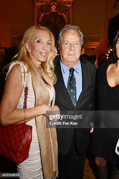 Sylvie Elias and Massimo Gargia attend the Gala de L'Espoir 2016 at Theatre du Chatelet on November 14, 2016 in Paris, France.