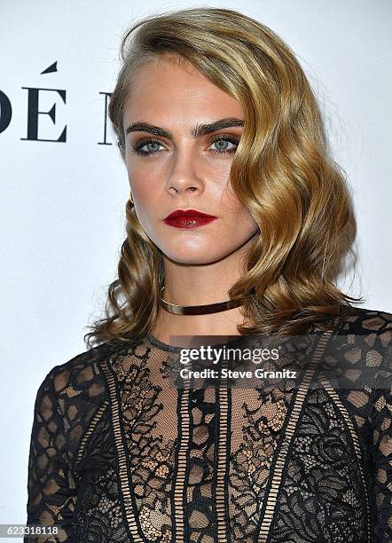 Cara Delevingne arrives at the Glamour Women Of The Year 2016 at NeueHouse Hollywood on November 14, 2016 in Los Angeles, California.