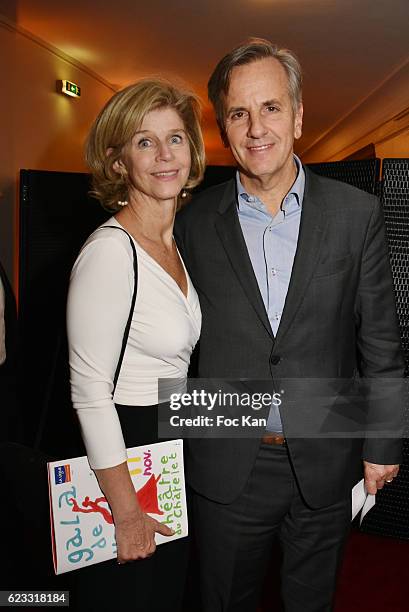 Anne de la Villardiere and Bernard de la Villardiere attend the Gala de L'Espoir 2016 at Theatre du Chatelet on November 14, 2016 in Paris, France.