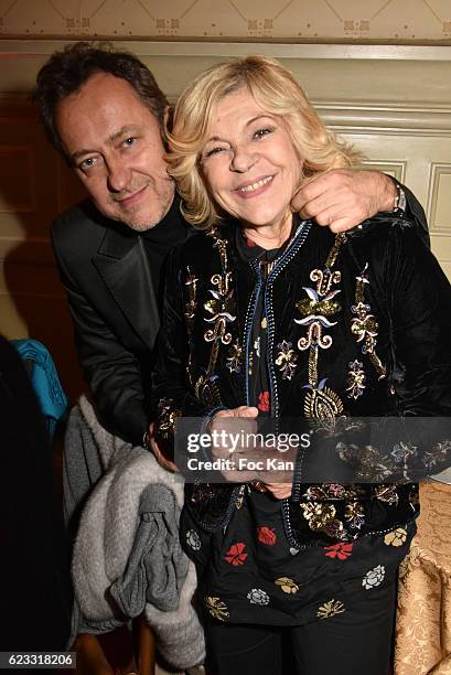 Jean Christophe MolinierÊand Nicoletta attend the Gala de L'Espoir 2016 at Theatre du Chatelet on November 14, 2016 in Paris, France.