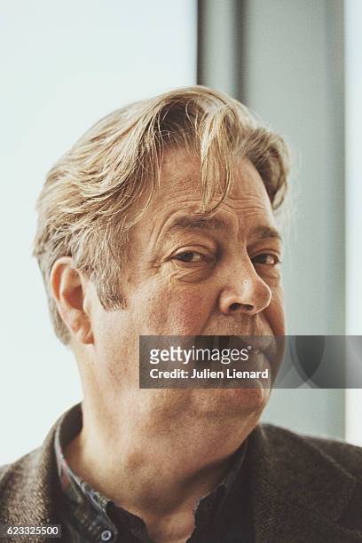Actor Roger Allam is photographed for Self Assignment on October 1, 2016 in Dinard, France.