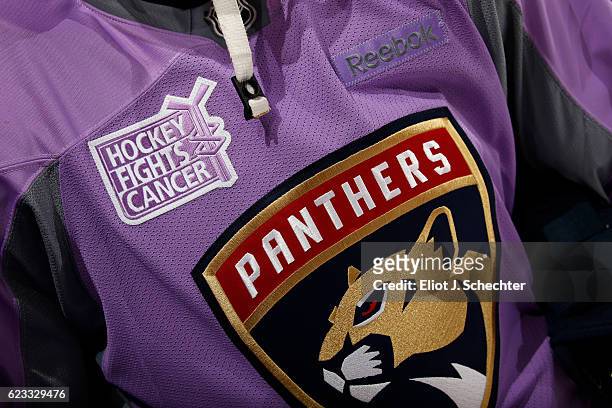 Florida Panthers #55 Jason Demers Hockey Fights Cancer Warm-Up Worn and  Autographed Jersey. Size 58 - NHL Auctions