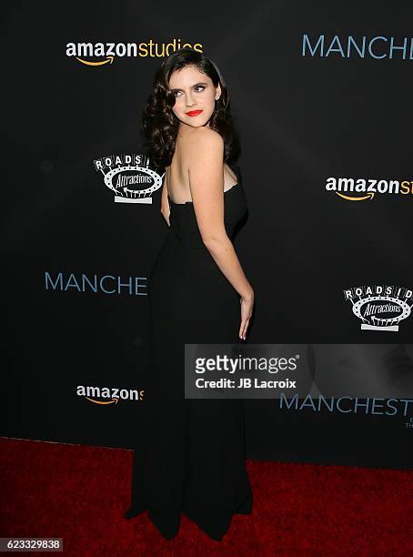Kara Hayward attends the premiere of Amazon Studios' 'Manchester By The Sea' on November 14, 2016 in Beverly Hills, California.