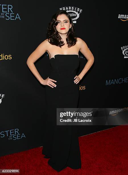 Kara Hayward attends the premiere of Amazon Studios' 'Manchester By The Sea' on November 14, 2016 in Beverly Hills, California.