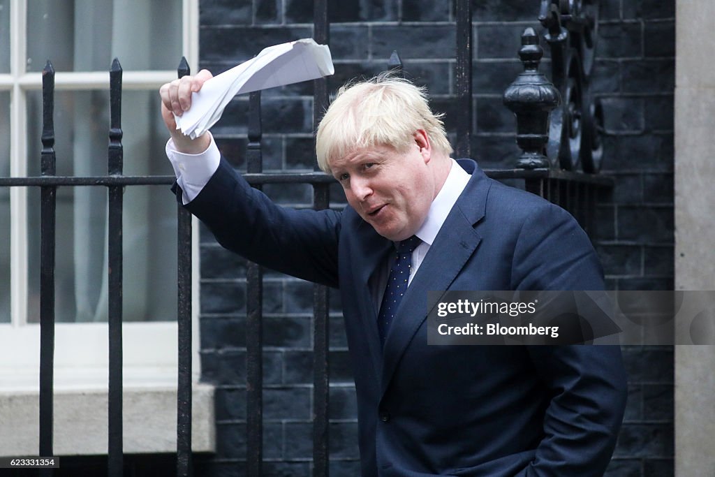 U.K. Cabinet Ministers Attend The Weekly Cabinet Meeting