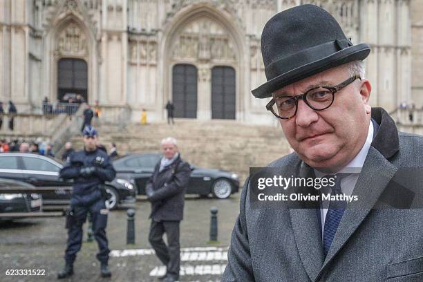 Prince Laurent of Belgium attends the Te Deum Autumn Concert 2016 on November 15, 2016 in Brussels, Belgium.