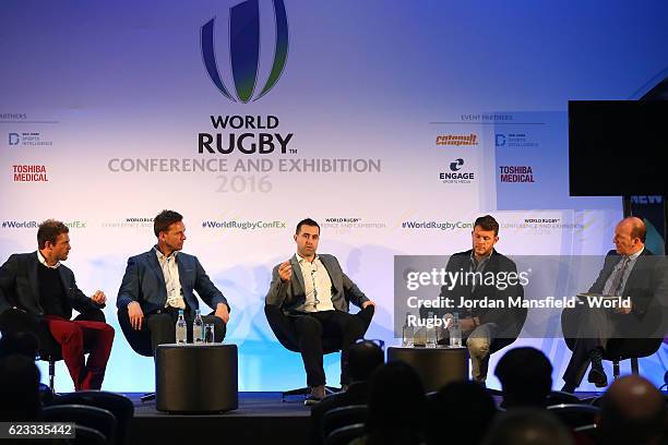 Ex-England Sevens Captain and MD of Work Athlete Rob Vickerman, Global Head of Performance Lab for STATS Paul Neilson, CEO & Founder of Kitman Labs...