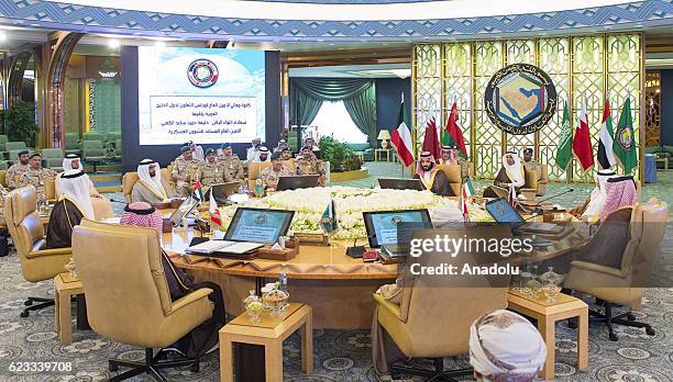 Saudi Arabian Defence Minister and Deputy Crown Prince Mohammed bin Salman chairs the meeting of Defense Ministers of the Gulf Cooperation Council...