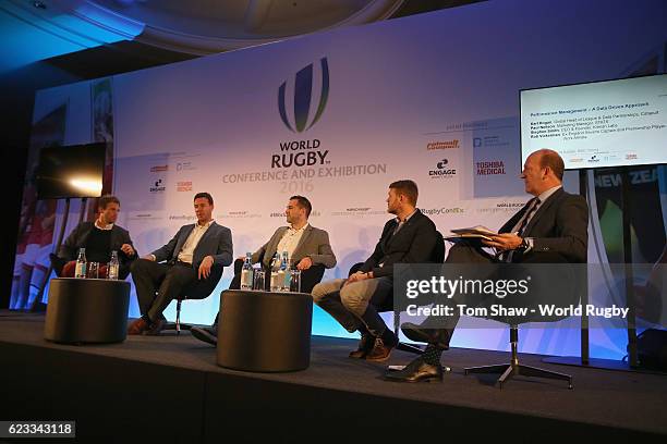 Ex-England Sevens Captain and MD of Work Athlete Rob Vickerman, Global Head of Performance Lab for STATS Paul Neilson, CEO & Founder of Kitman Labs...