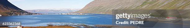 isafjordur airport - westfjords iceland stock pictures, royalty-free photos & images