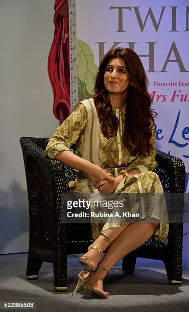 Twinkle Khanna at the launch of her second book, The Legend of Lakshmi Prasad, published by Juggernaut Books, at the JW Marriott on November 15, 2016...