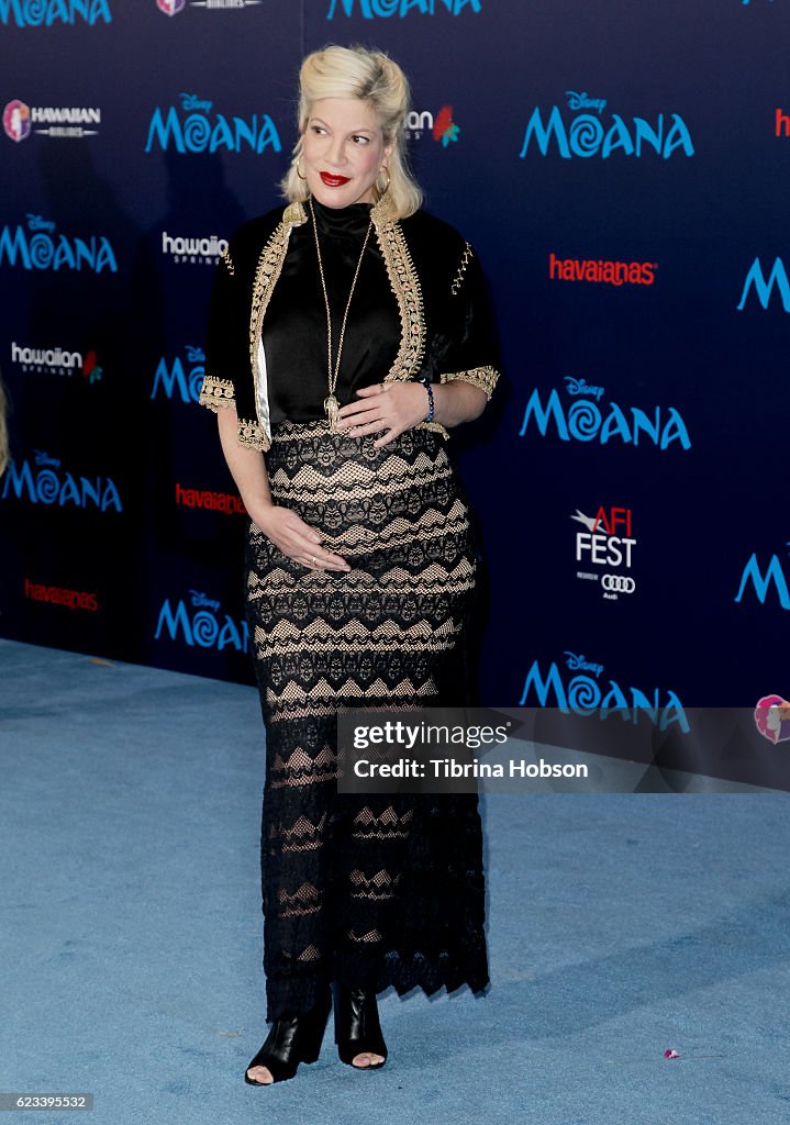 AFI FEST 2016 Presented By Audi - Premiere Of Disney's "Moana" - Red Carpet