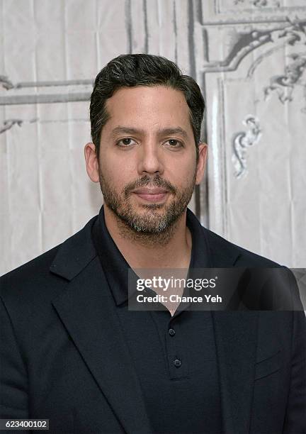 David Blaine attends The Build Series to discuss his new special "David Blaine: Beyond Magic" at AOL HQ on November 15, 2016 in New York City.