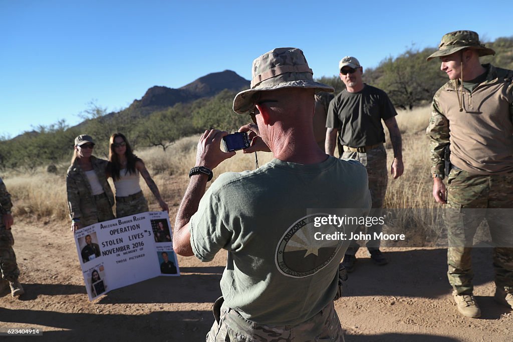 American Civilian Paramilitaries Patrol U.S.-Mexican Border