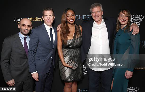 Producers Josh Godfrey, Kevin Walsh, Kimberly Steward, Chris Moore and Lauren Beck attend the "Manchester By The Sea" Los Angeles Premiere at AMPAS...