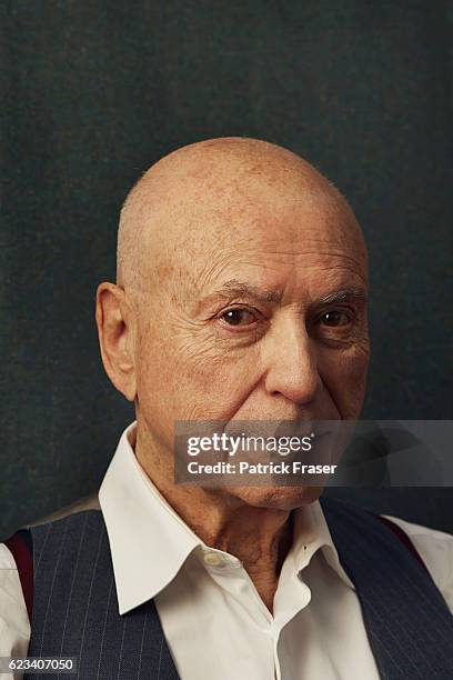 American actor, director, comedian, musician and singer Alan Arkin is photographed for New York Moves on April 4, 2016 in San Diego, California.