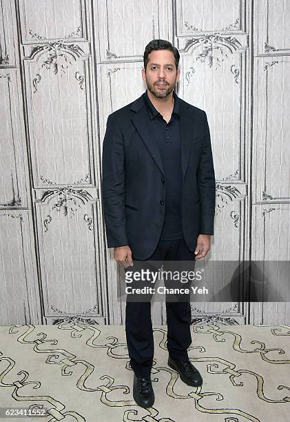 David Blaine attends The Build Series to discuss his new special "David Blaine: Beyond Magic" at AOL HQ on November 15, 2016 in New York City.
