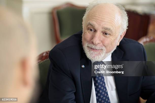 William "Bill" Baer, principal deputy associate attorney general at the U.S. Department of Justice, smiles during an interview at Palacio San Martin...