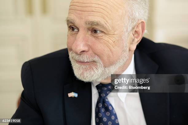 William "Bill" Baer, principal deputy associate attorney general at the U.S. Department of Justice, listens during an interview at Palacio San Martin...