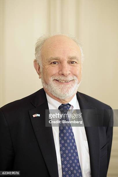 William "Bill" Baer, principal deputy associate attorney general at the U.S. Department of Justice, stands for a photograph after an interview at the...