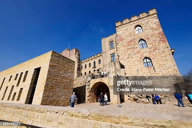 hambach castle, neustadt an der weinstraße - weinstraße stock pictures, royalty-free photos & images
