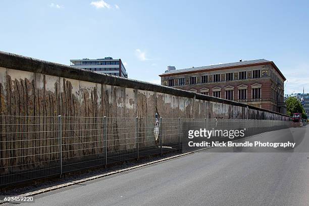 remains of the berlin wall, berlin, germany - mauerfall bildbanksfoton och bilder