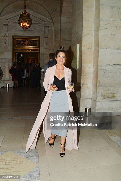 Katie Waissel attends David Monn Launches "The Art of Celebrating" at New York Public Library on November 14, 2016 in New York City.