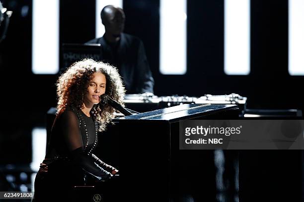 Live Top 12" Episode 1114B -- Pictured: Alicia Keys --