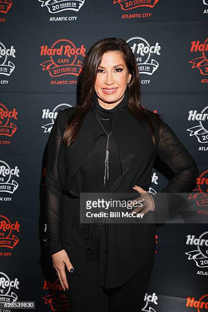 Jacqueline Laurita walks the red carpet during Hard Rock Cafe's 20th Anniversary bash on Tuesday, November 15 in Atlantic City, NJ. The event...
