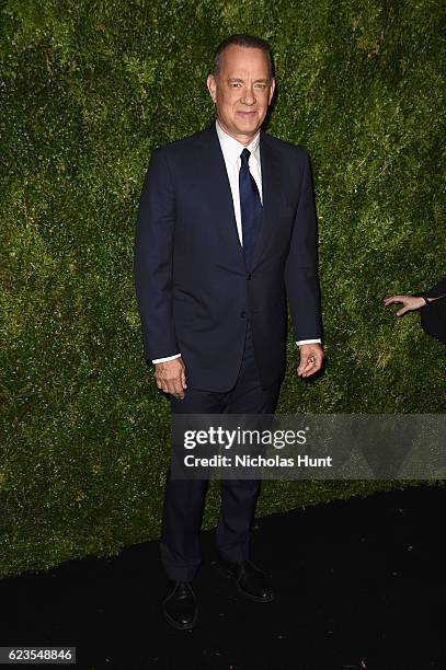 Tom Hanks attends the MoMA Film Benefit presented by CHANEL, A Tribute To Tom Hanks at MOMA on November 15, 2016 in New York City.