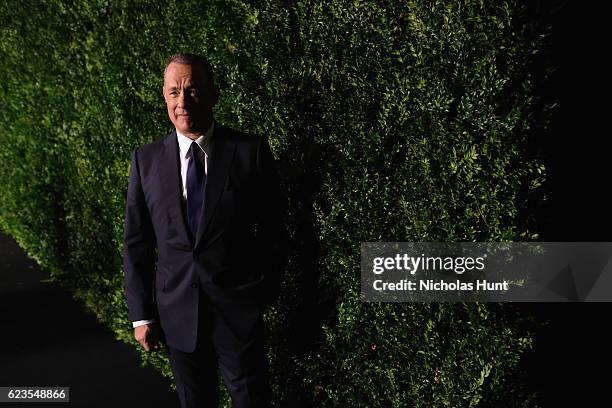 Tom Hanks attends the MoMA Film Benefit presented by CHANEL, A Tribute To Tom Hanks at MOMA on November 15, 2016 in New York City.