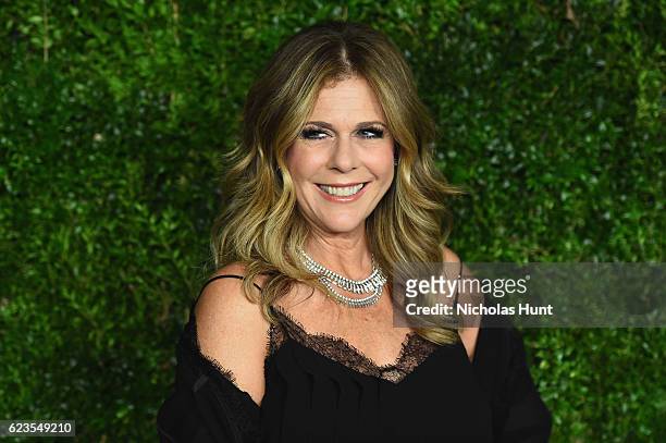Rita Wilson attends the MoMA Film Benefit presented by CHANEL, A Tribute To Tom Hanks at MOMA on November 15, 2016 in New York City.
