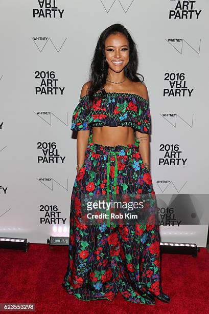 Karrueche Tran attends the 2016 Whitney Art Party at The Whitney Museum of American Art on November 15, 2016 in New York City.